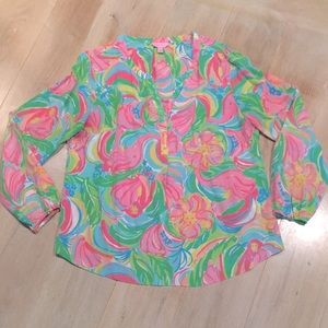 Lilly Pulitzer silk blouse